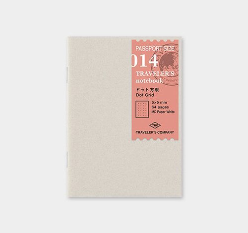 Dot Grid Passport Size Traveler's Company Notebooks and Refills - Odd Nodd Art Supply