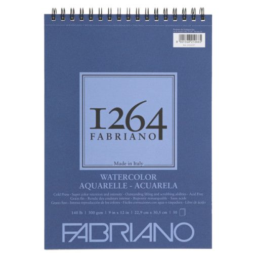 9x12 Fabriano Watercolor 1264 Pads - Odd Nodd Art Supply