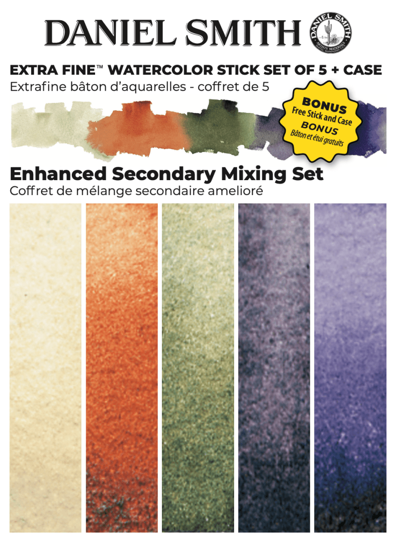 Enhanced Secondary Daniel Smith Extra-Fine Watercolor Stick Sets - Odd Nodd Art Supply