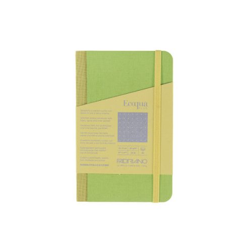 Lime Ecoqua Plus Fabric-Bound Notebooks  - Odd Nodd Art Supply