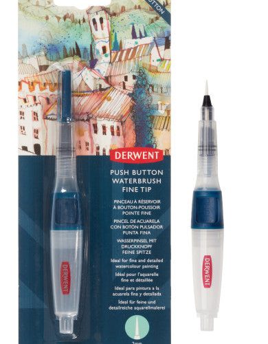 Small Derwent Push Button Waterbrushes - Odd Nodd Art Supply