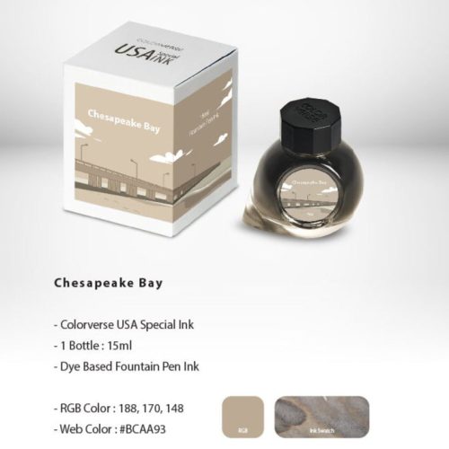 Colorverse USA Special Fountain Pen Ink - Odd Nodd Art Supply Chesapeake Bay