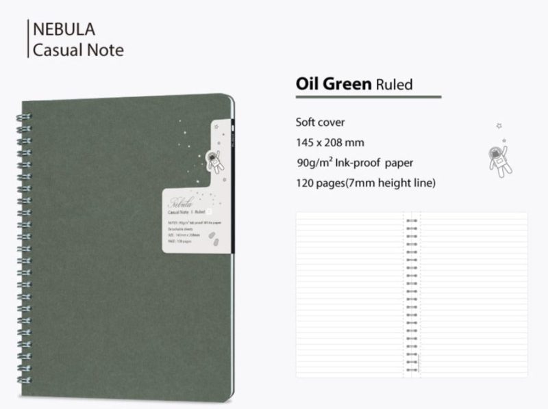 webpage casualnote main Ruled OilGreen