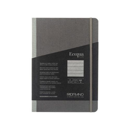 Grey Ecoqua Plus Fabric-Bound Notebooks  - Odd Nodd Art Supply