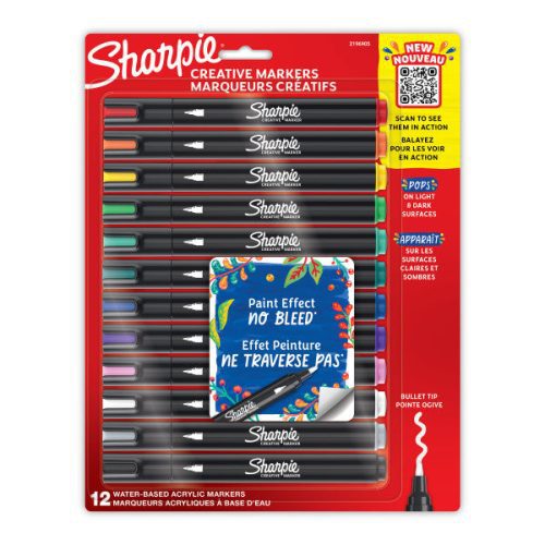 12 Color Bullet Set Sharpie Creative Markers Sets - Odd Nodd Art Supply