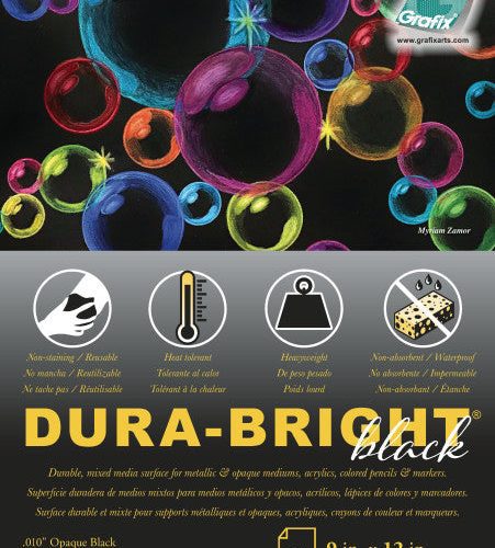 Black Dura-Bright Pads - Odd Nodd Art Supply