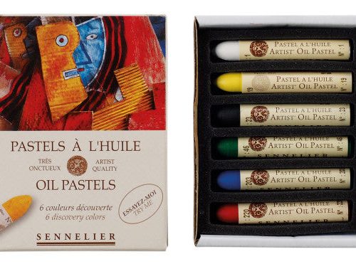 Sennelier Oil Pastel Sets 6 Discovery Set - Odd Nodd Art Supply