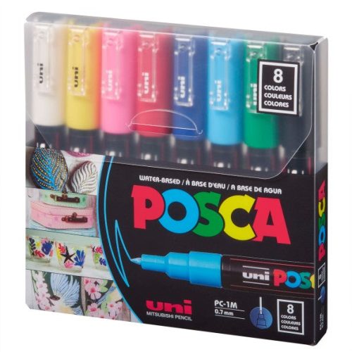 1M Extra-Fine POSCA Acrylic Paint Marker Sets - Odd Nodd Art Supply